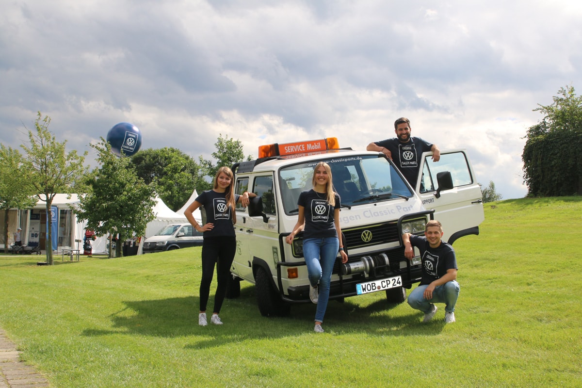 Volkswagen Classic Parts Co-Sponsor beim Bulli Summer Festival