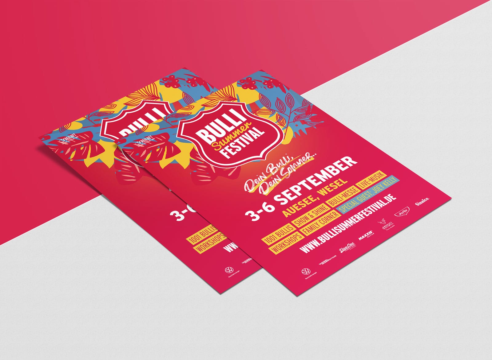Let’s get it on! Der Bulli Summer Festival 2020 Flyer.