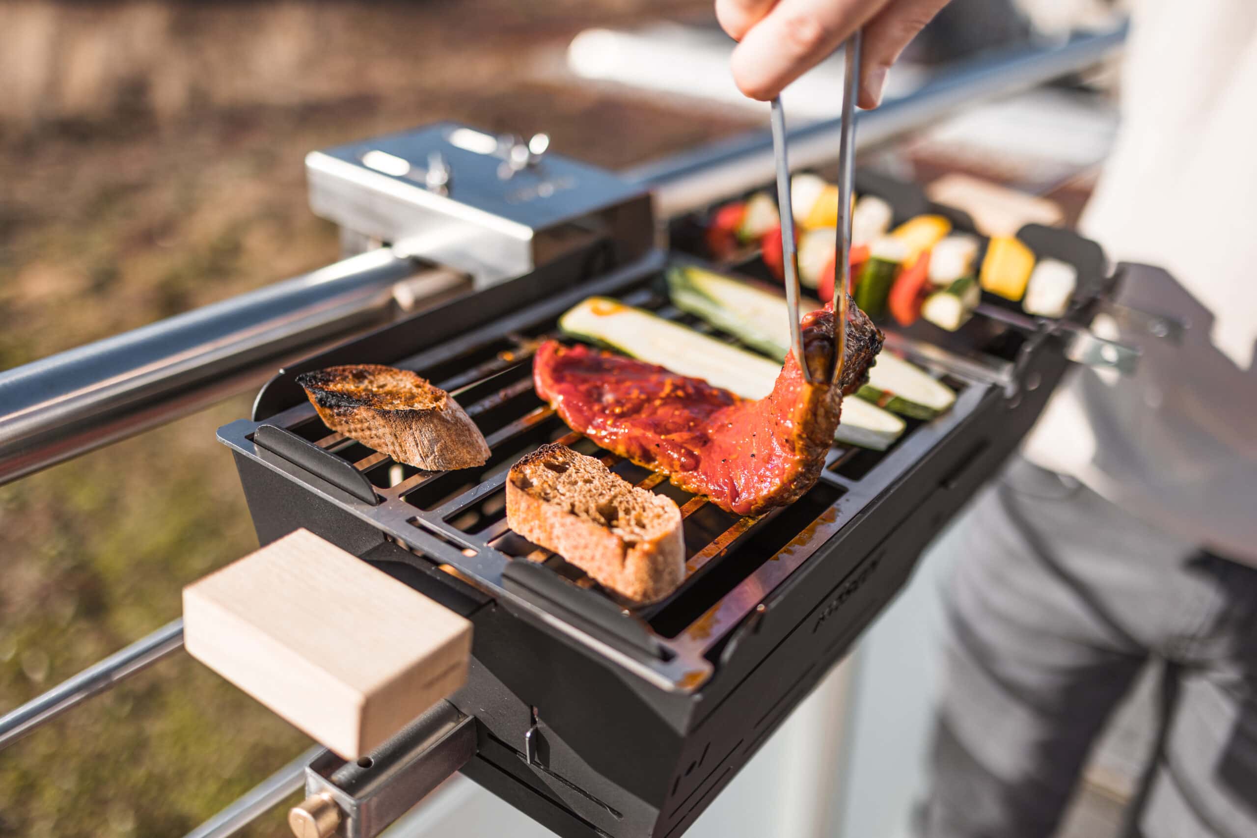 Grilling at the highest level with crackling