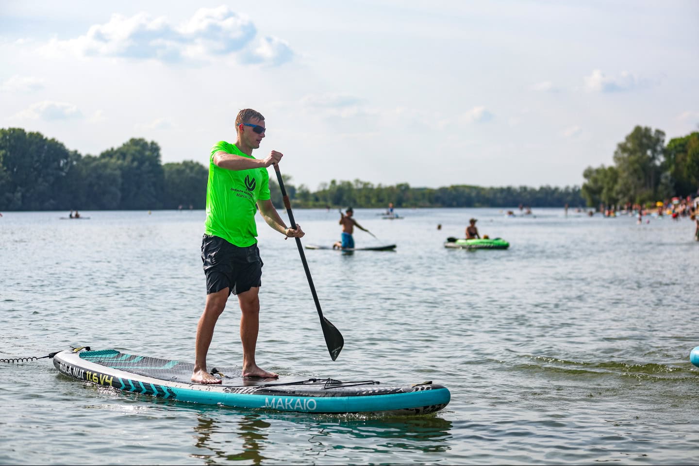Erste SUP-Challenge auf dem Auesee!